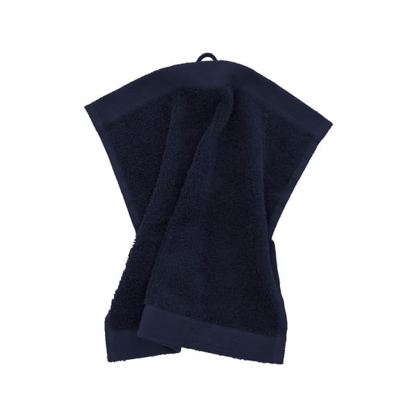 Tamno plavi pamučan ručnik od frotira 30x30 cm Comfort – Södahl-image-3