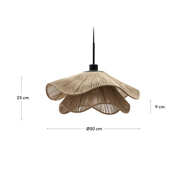 Sjenilo u prirodnoj boji ø 50 cm Pontos – Kave Home-image-4