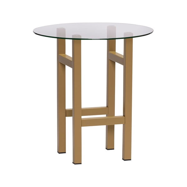 Okrugao pomoćni stol sa staklenom pločom stola ø 40 cm Elevate – Hübsch