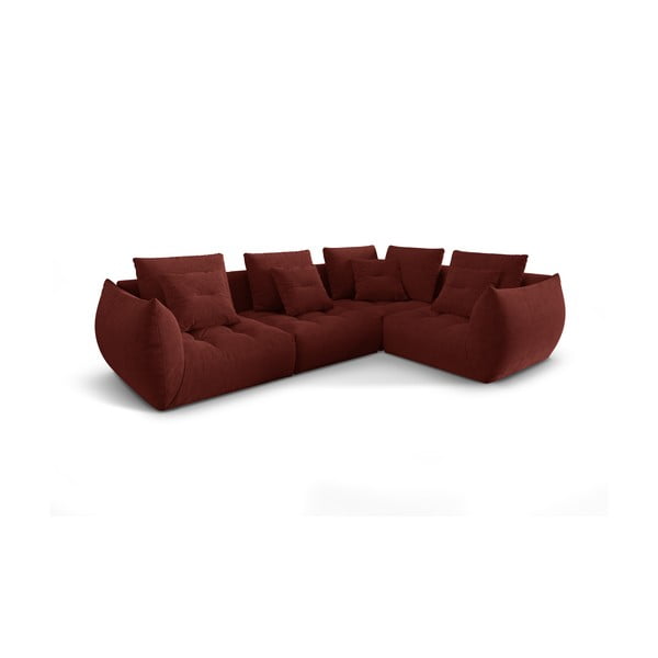 Crvena kutna garnitura (s desnim kutom) Bloom – Micadoni Home-image-2