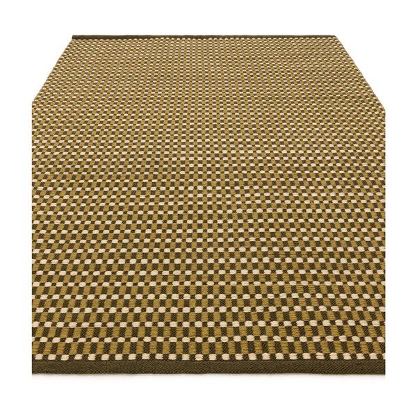 Kaki zeleni ručno rađen tepih od mješavine vune 200x290 cm Ember – MADE-image-4