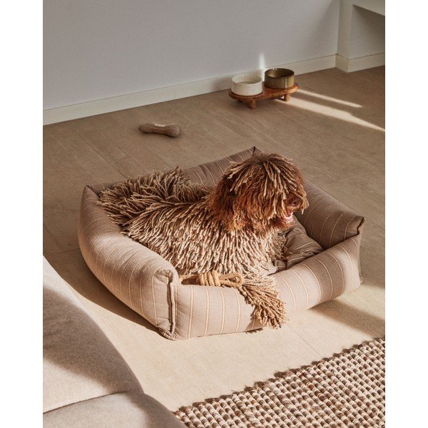 Smeđi krevet za pse 75x75 cm Toby - Kave Home-image-3