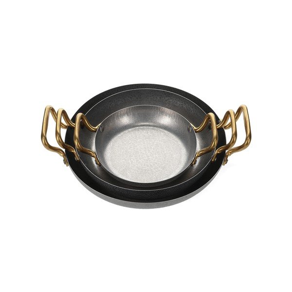 Metalni tanjur za serviranje u srebrnoj boji ø 24 cm Serve – BonBistro-image-4