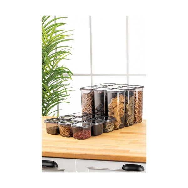 Posude za namirnice u setu 18 kom za čuvanje hrane Fresco – Hermia-image-1