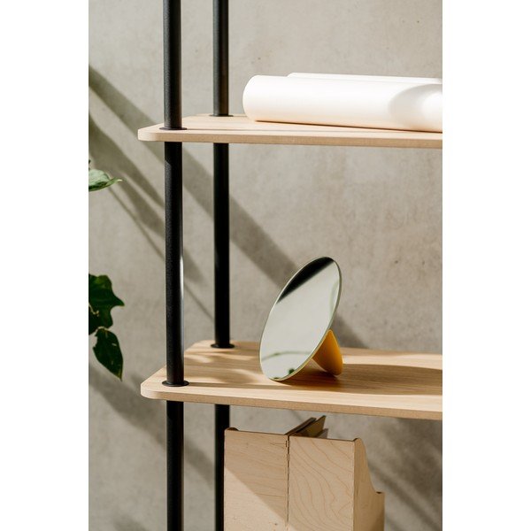 Regal u dekoru hrasta u prirodnoj boji 80x163x35 cm Teidi – noo.ma-image-3