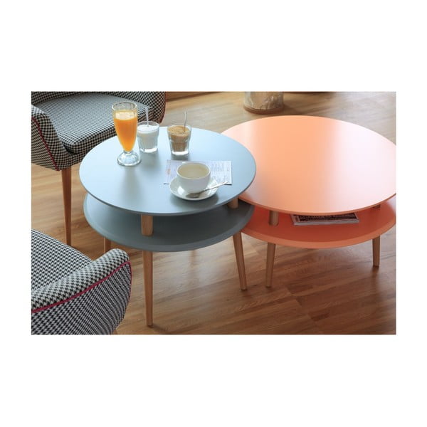 Žuti stolić Ragaba UFO ⌀ 70 cm-image-4