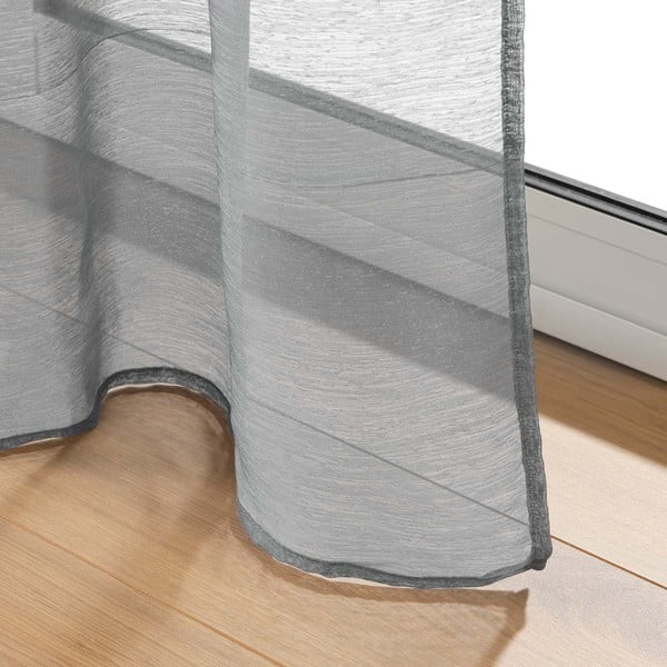 Siva prozirna zavjesa 140x240 cm Lissea – douceur d'intérieur-image-4