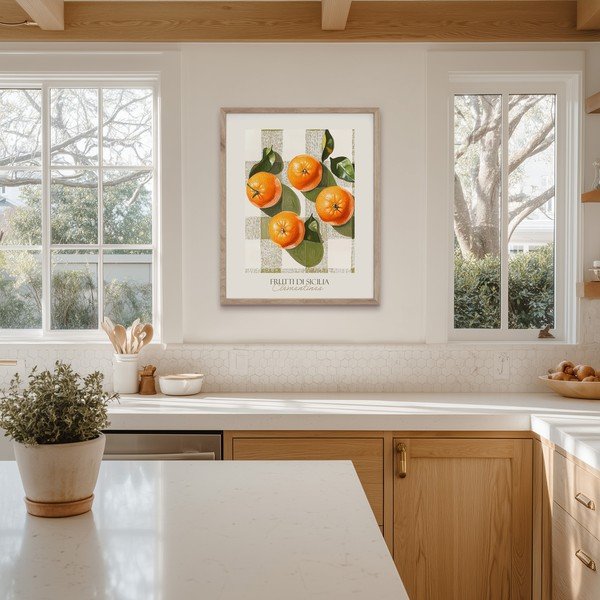 Tiskana slika s okvirom 40x50 cm Mandarines  – Styler-image-3