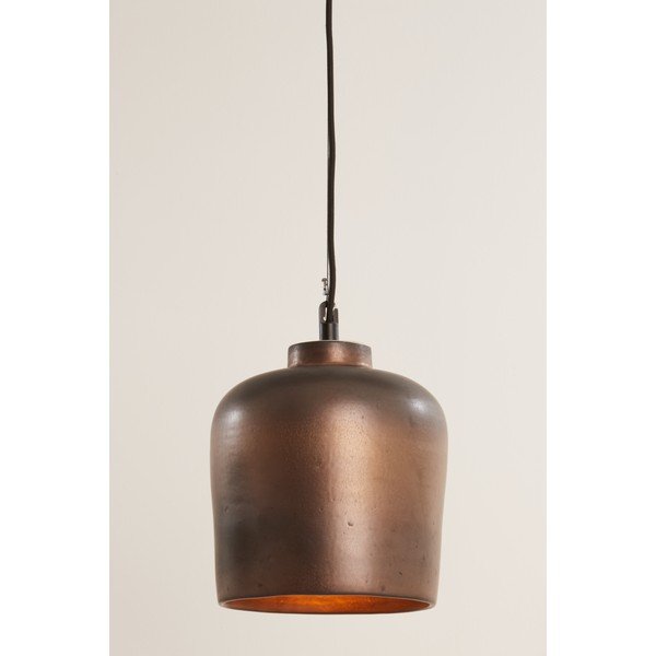 Viseća svjetiljka u brončanoj boji s keramičkim sjenilom ø 22,5 cm Dena – Light & Living-image-1