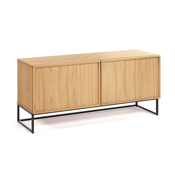 TV komoda u dekoru hrasta u prirodnoj boji 112x51x42 cm Taiana – Kave Home-image-3