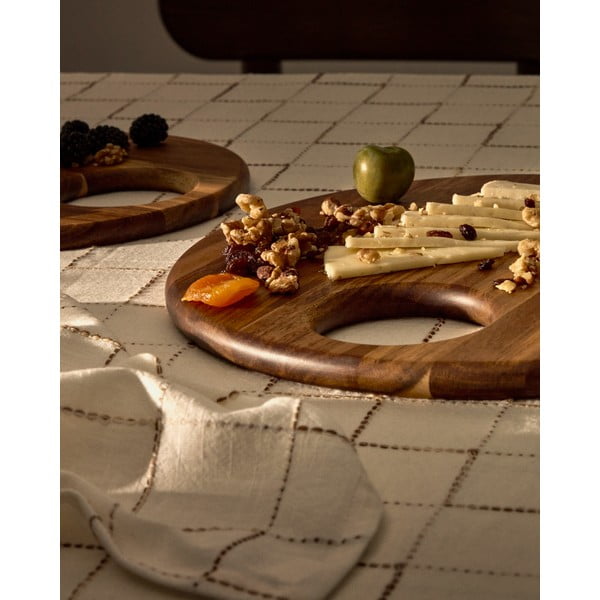 Drvena daska za rezanje za serviranje ø 30,5 cm Klot – Kave Home-image-3
