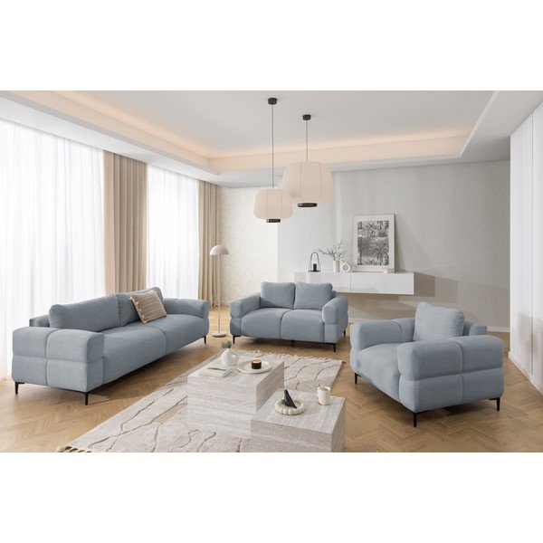 Prljavo plava sofa 217 cm Helio – Ropez-image-2