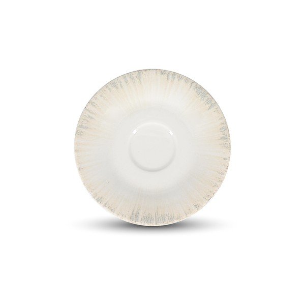Svijetlo sivi porculanski čajni tanjurić ø 14 cm Nuance – BonBistro
