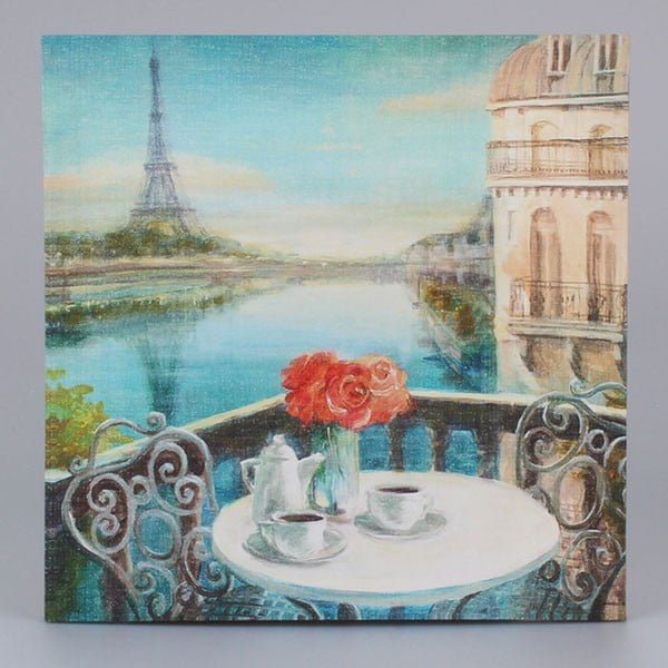 Slika na platnu Paris Coffee, 38x38 cm