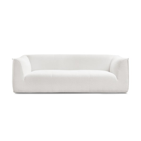Bijela sofa od bouclé tkanine 242 cm Giorgia – Bobochic Paris