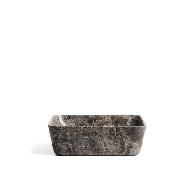 Sivi kameni umivaonik 40x40 cm Darnen – Kave Home