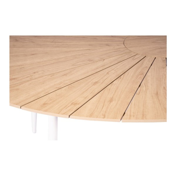 Set od 4 bijele Jaanna blagovaonske stolice i stola Marienlist u prirodnoj boji - Bonami Essentials-image-2