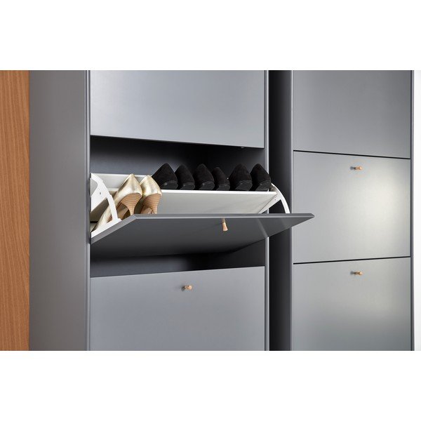 Sivi preklopni ormarić za cipele Mistral - Hammel Furniture-image-1