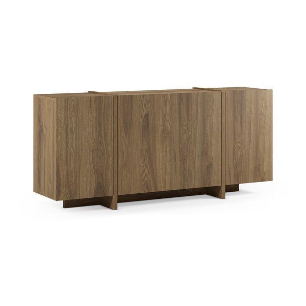 Komoda u dekoru hrasta u prirodnoj boji 180x79x40 cm Volia – Marckeric