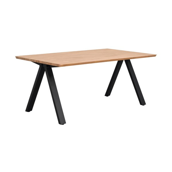 Blagovaonski stol na razvlačenje s hrastovom pločom 170x100 cm Carradale - Rowico-image-1