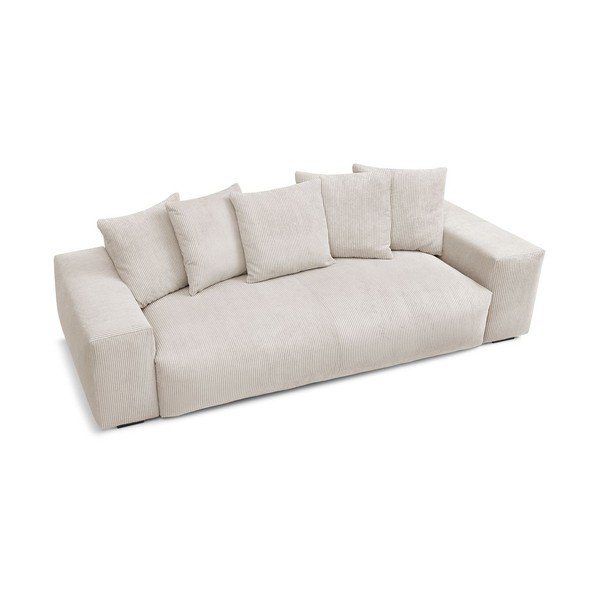 Krem sofa od samta 280 cm Voltaire – Bobochic Paris-image-3
