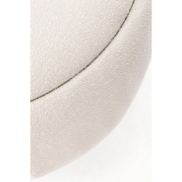 Krem tabure od bouclé tkanine Irisha – Bizzotto-image-4