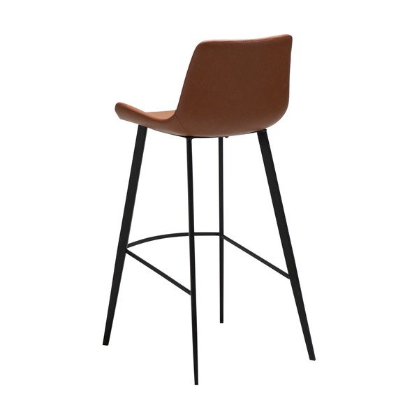 Konjak smeđa barska stolica (visine sjedala 74,5 cm) Hype – DAN-FORM Denmark-image-3