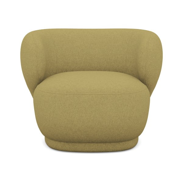 Senf žuta fotelja Hina – Makamii-image-1