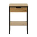 Pomoćni stol u dekoru hrasta 30x40 cm Cesura – Unique Furniture