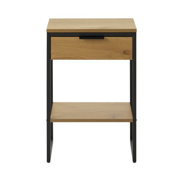 Pomoćni stol u dekoru hrasta 30x40 cm Cesura – Unique Furniture