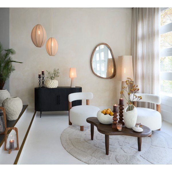 Stolić za kavu od masivnog manga u tamnoj prirodnoj boji 64x102 cm Canzo – Light & Living-image-2