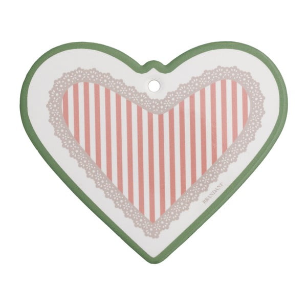 Keramički tanjurić Brandani Peony u obliku srca
