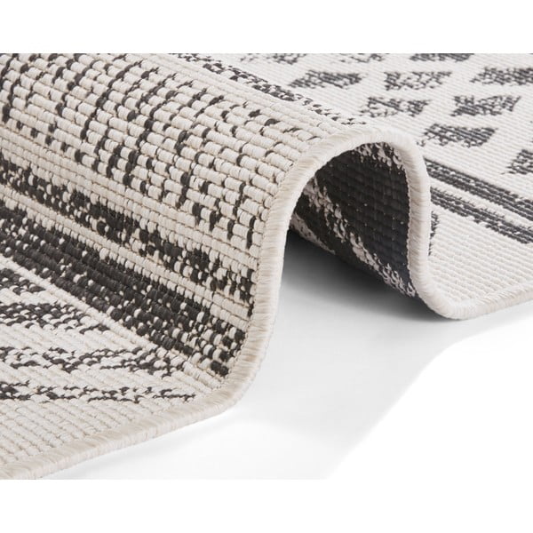 Crno-krem vanjski tepih NORTHRUGS Biri, 120 x 170 cm-image-2