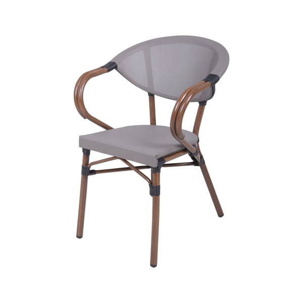 Bež metalna vrtna stolica Toskana – Garden Pleasure-image-1