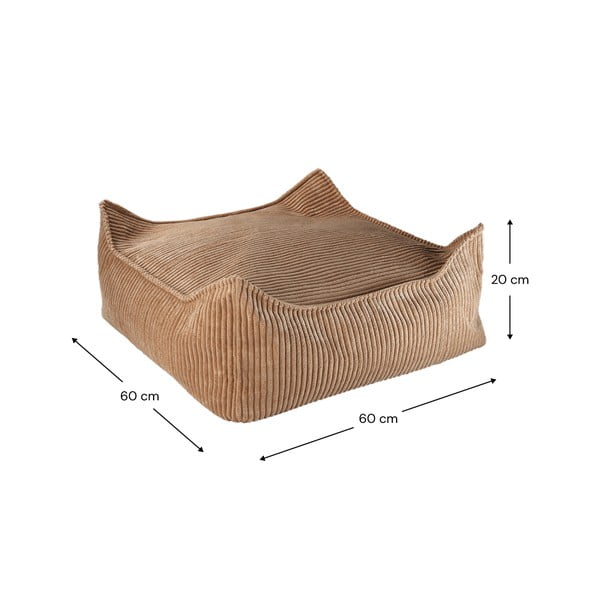 Smeđa vreća za bebe od samta Square – Wigiwama-image-4