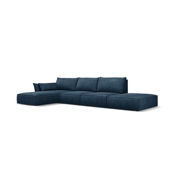 Tamnoplava kutna garnitura (lijevi kut) Vanda - Mazzini Sofas-image-2