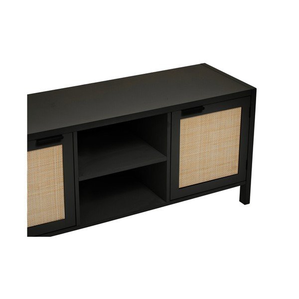 Crna TV komoda 120x52x38 cm Sherman – Premier Housewares-image-4