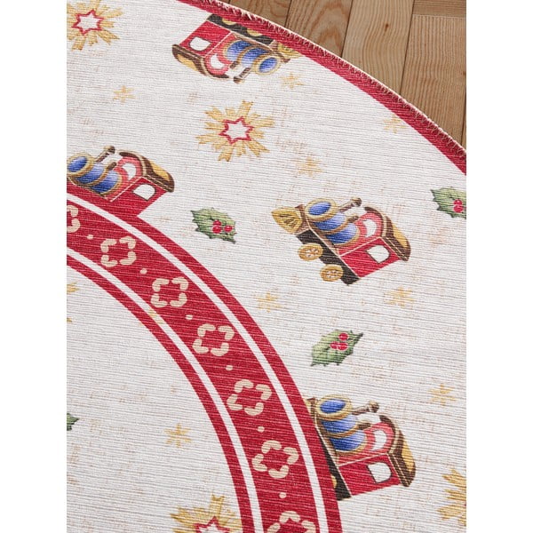 Crveni okrugao tepih s božićnim motivom ø 160 cm Toy's Delight Train – Villeroy&Boch-image-3