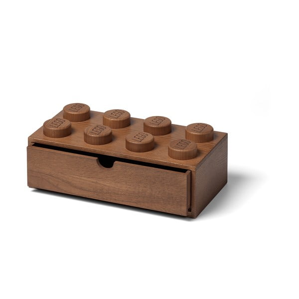 Dječja kutija za pohranu od tamnog hrasta LEGO® Wood