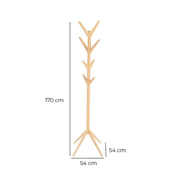 Od bambusa vješalica u prirodnoj boji – Casa Selección-image-1