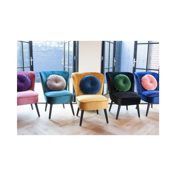 Ljubičasti pamučni jastuk PT LIVING, ⌀ 45 cm-image-2