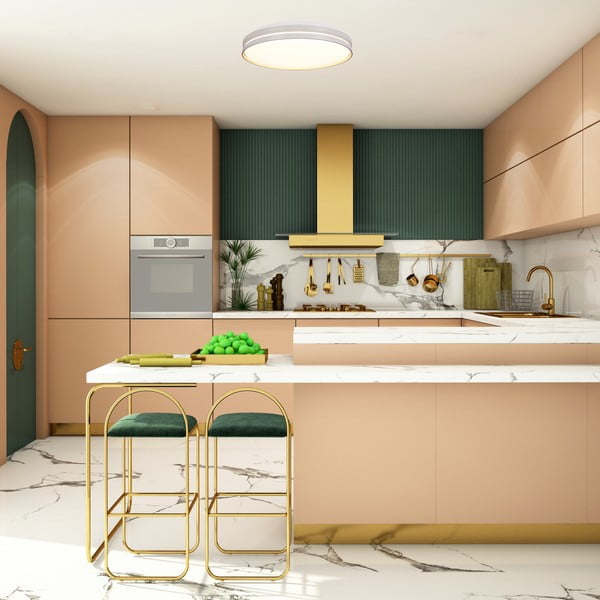 Bijela LED stropna svjetiljka 40x40 cm Montana – Candellux Lighting-image-1