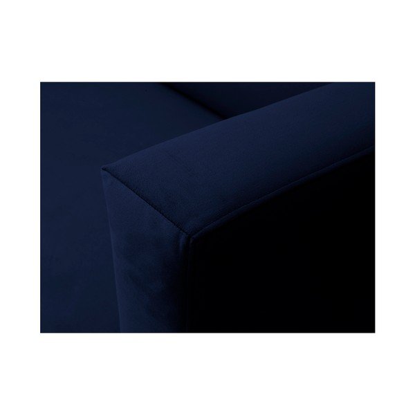 Tamnoplava baršunasta sofa Windsor & Co Sofas Neptune, 145 cm-image-4