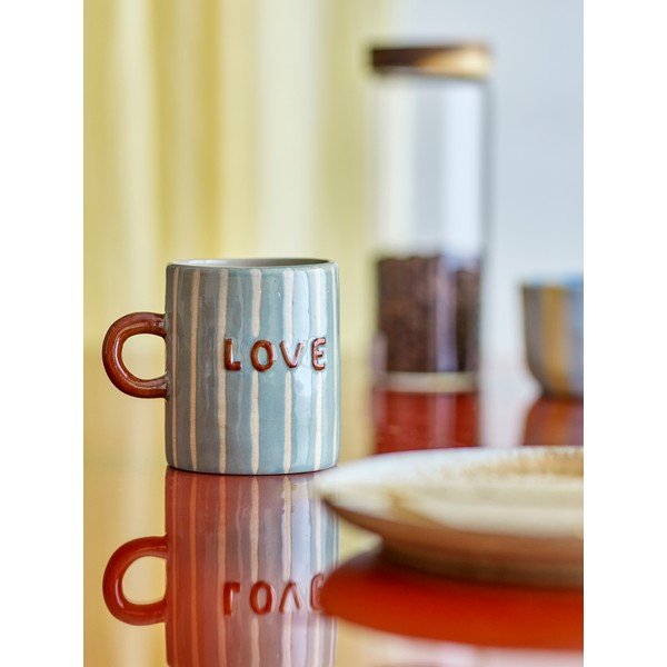 Svijetlo plava keramička šalica 325 ml Cherish – Bloomingville-image-2