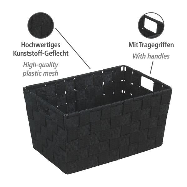 Crna košara Wenko Adria, 20 x 30 cm-image-3