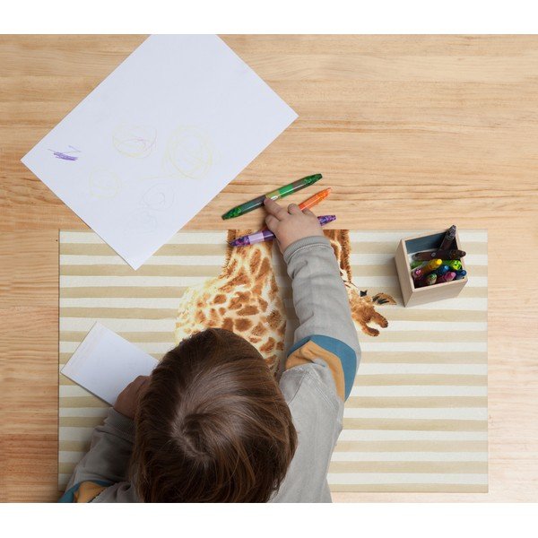 Podloga za stol Little Nice Things Giraffe, 55 x 35 cm-image-1