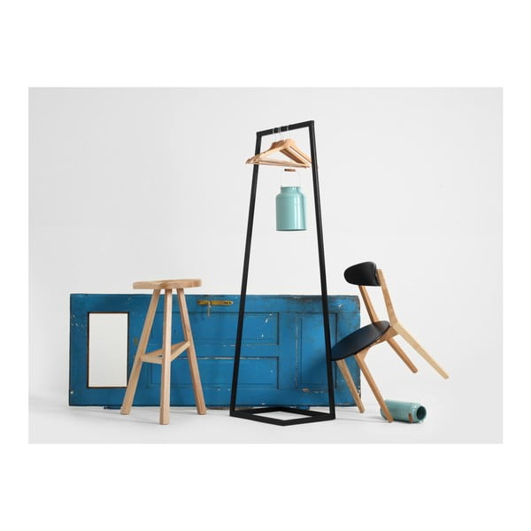 Crna vješalica CustomForm Hall, širina 50 cm-image-1