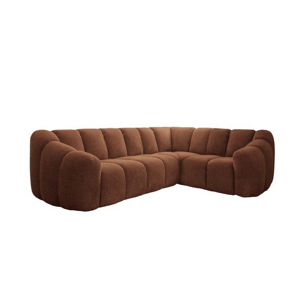 Kutna garnitura boja terakote (s desnim kutom/u obliku slova L) Shell – Miuform