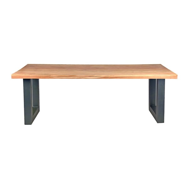 Blagovaonski stol s pločom od bagremovog drveta LABEL51 Milan, 220 x 95 cm