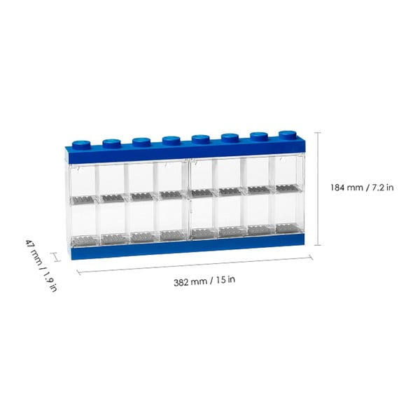 Plava kolekcionarska kutija za 16 figurica LEGO®-image-1